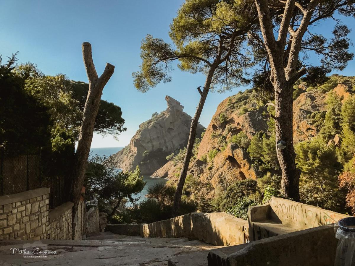 Studio Alon Ideal Pour Vos Vacances Ou Sejours Pros Saint-Cyr-sur-Mer Eksteriør bilde